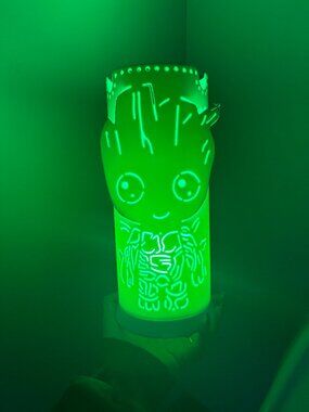 I am Groot Green Nightlight Marvel Guardians of the Galaxy Avengers Plug In Cord
